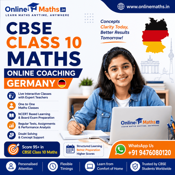 CBSE Class 10 Maths Online Coaching Germany