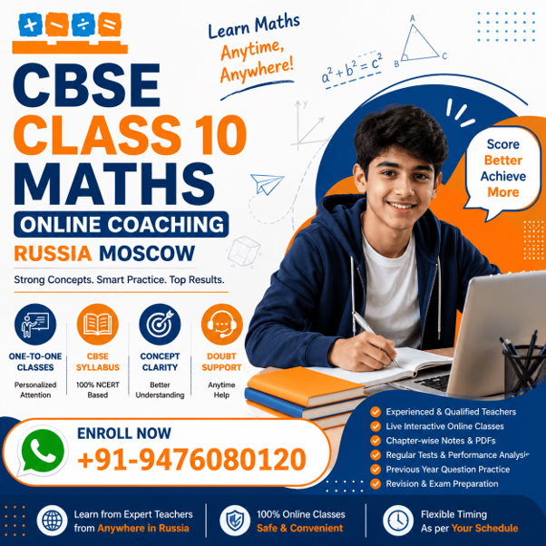 CBSE-Class-10-Maths-Online-Coaching-Russia-Moscow