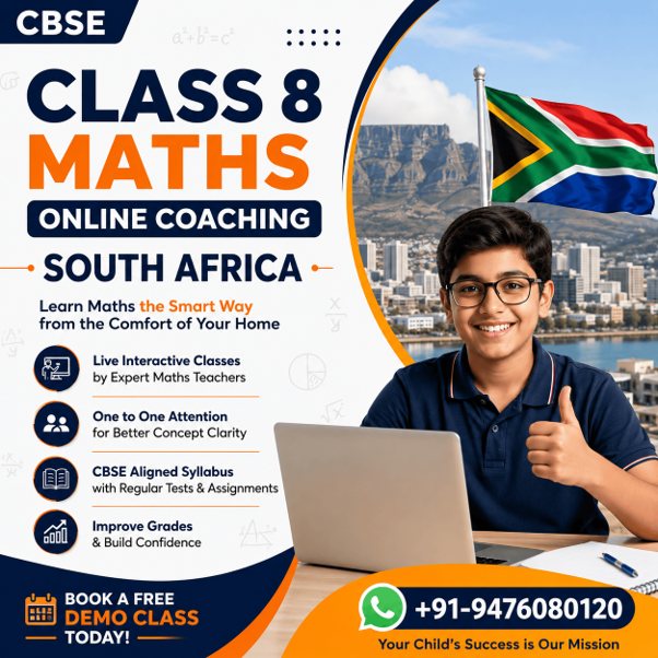 CBSE Class 8 Maths Online Coaching South Africa