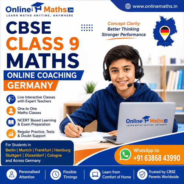 CBSE Class 9 Maths Online Coaching Germany