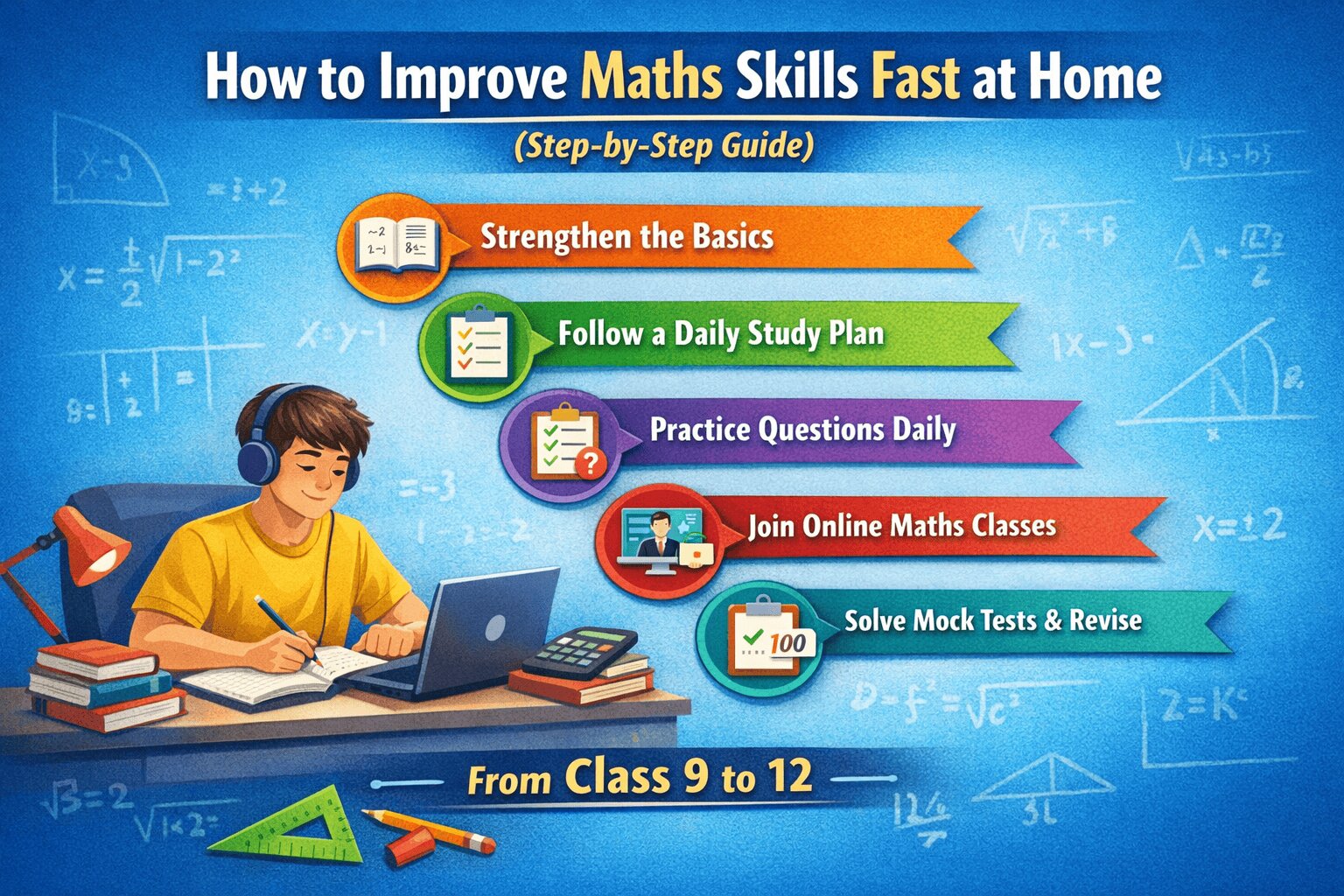 How to Improve Maths Skills Fast at Home