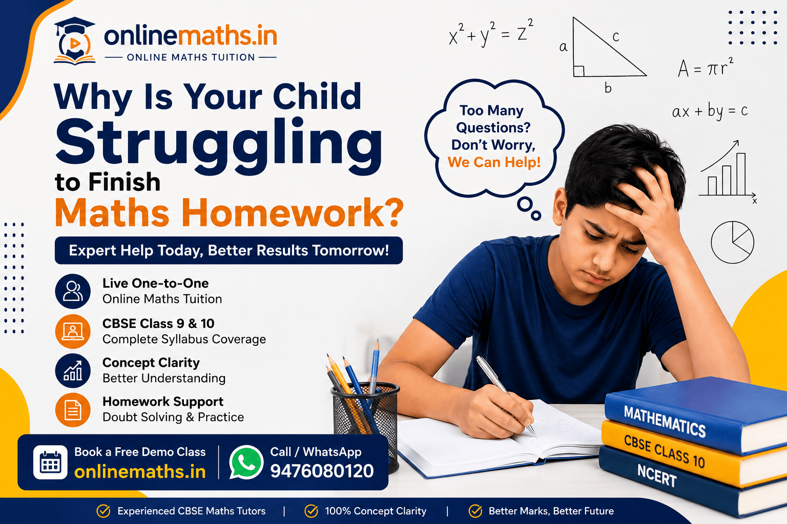 Why Is Your Child Struggling to Finish Maths Homework?