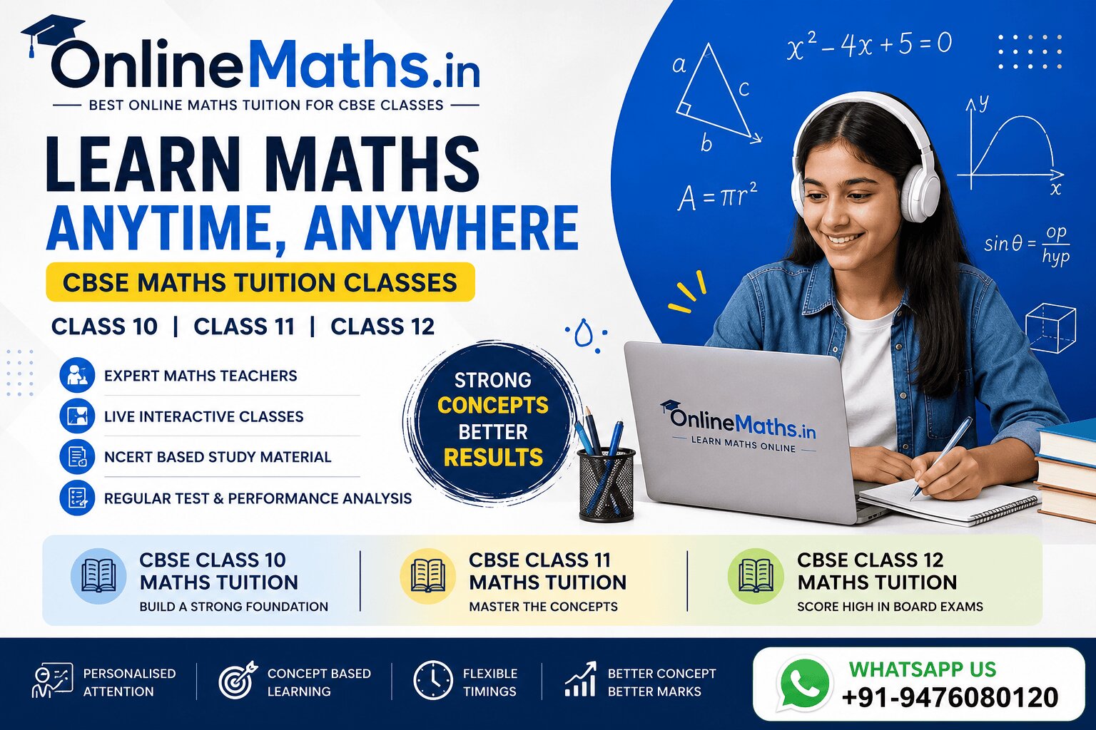 Why Online Maths Tuition is the Best Choice for Students in India